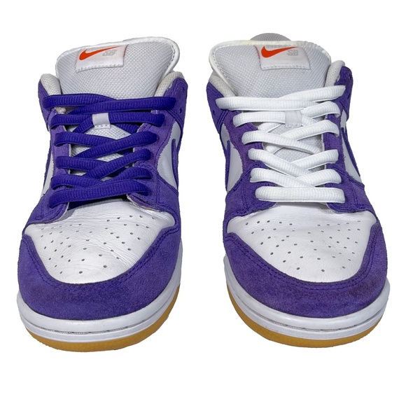 Nike SB Dunk Low Pro ISO Orange Label Court Purple Gum DV5464-500 Men's 9.5 - Picture 2 of 8